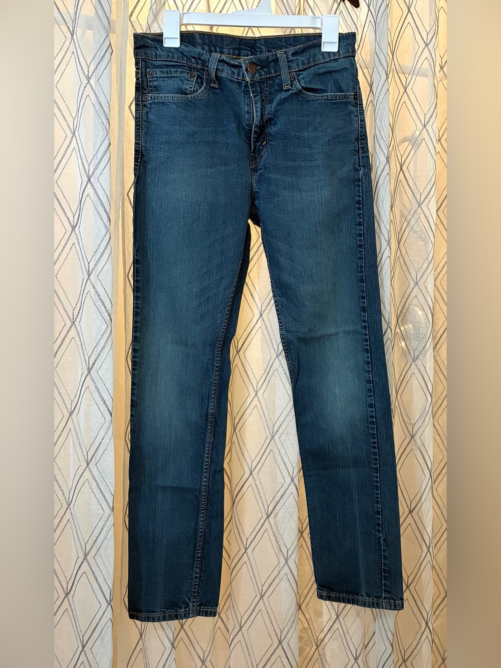 Levi's Men's Straight Fit Jeans in Deep Indigo